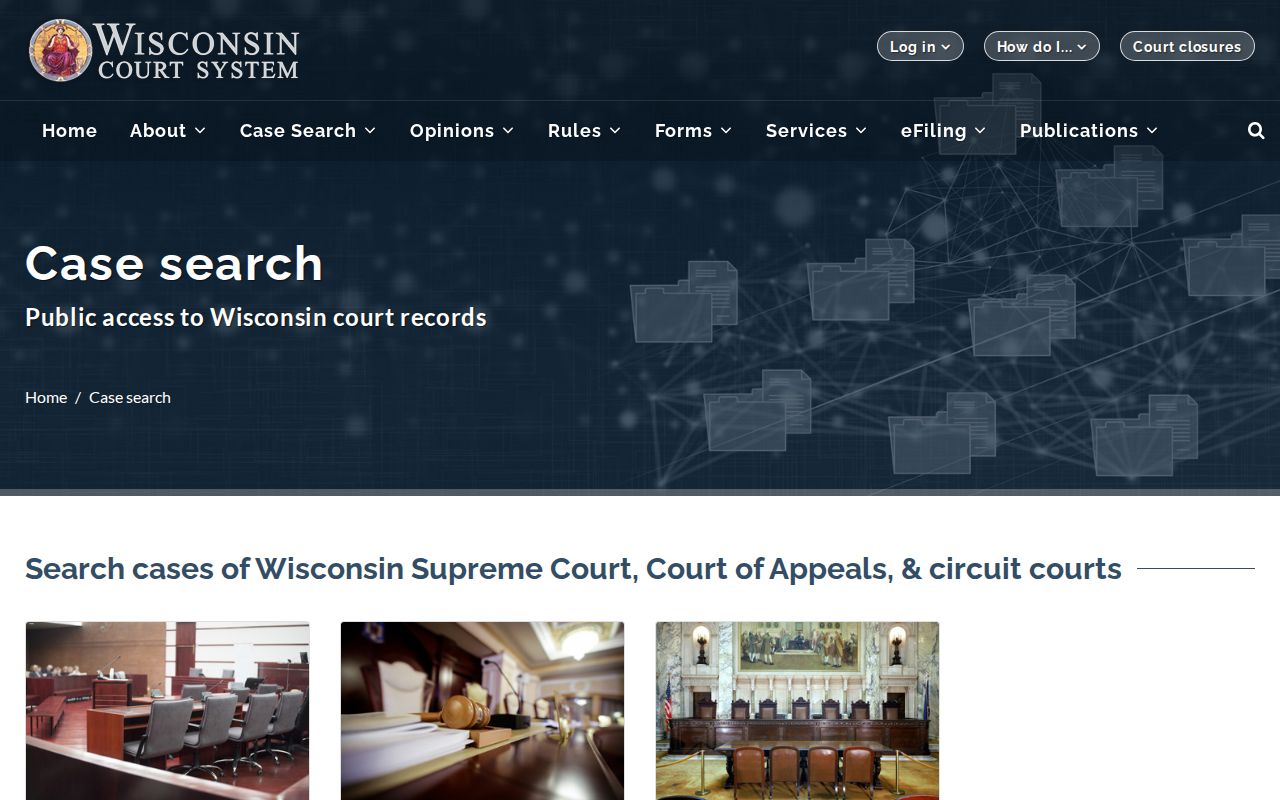 Langlade County court docket Wisconsin case search gateway
